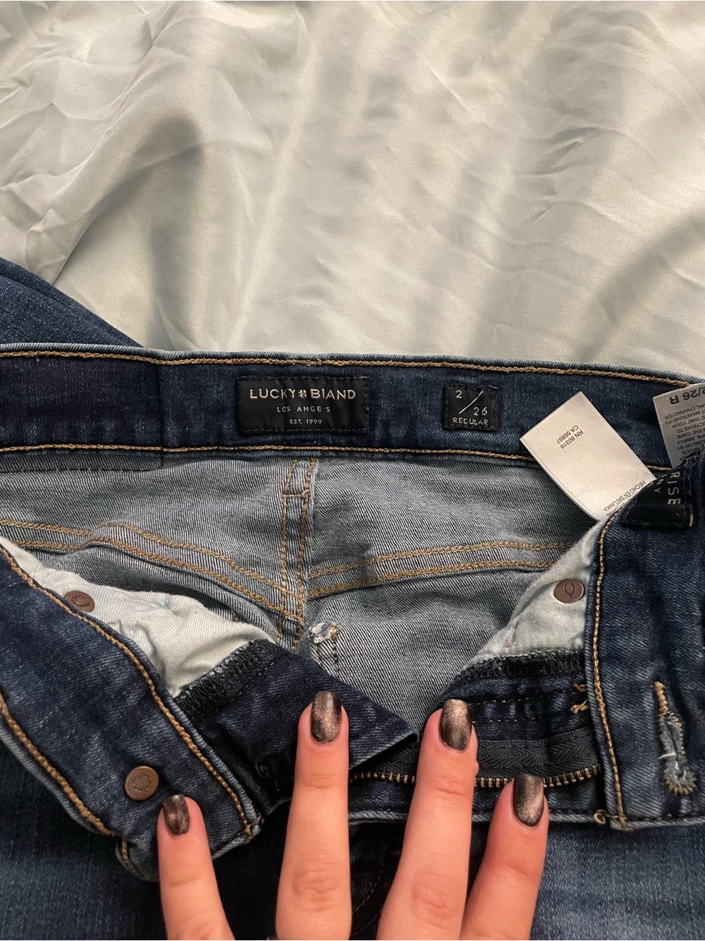 Lucky Brand Women's Dark Blue Skinny Jeans